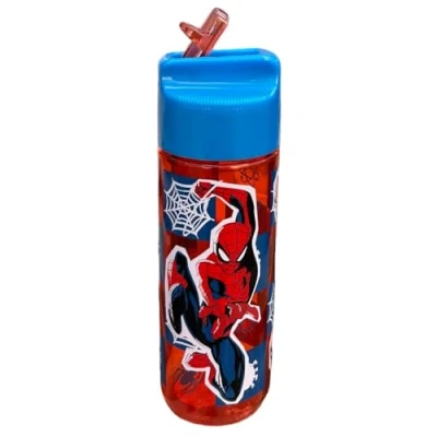Imagen de botella de Tritan Ecozen Spiderman Marvel para niños 540 ml con boquilla plegable
