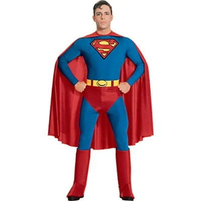 Imagen de Rubbies Disfraz de Superman para hombre, talla M (I 888001M)