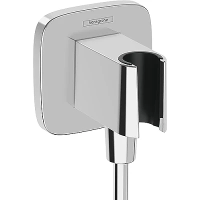 Imagen de hansgrohe FixFit Q Toma de agua con soporte ducha, cromo, 26887000