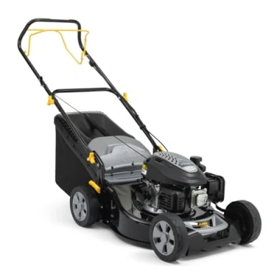 Imagen de Alpina Cortacésped de Gasolina AL5 46 SA, Ancho Corte cm, Motor 139 CC (2200 W) con tracción Posterior, hasta 1200 m², Bolsa Recogida 60 l, Altura Regulable en 6 Posiciones