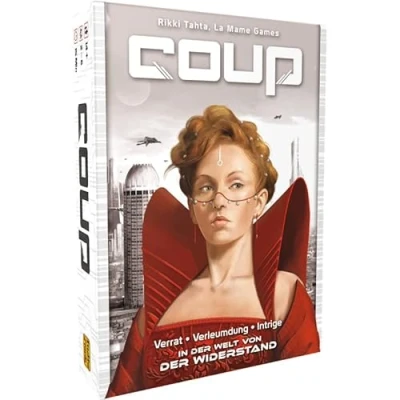 Imagen de Heidelberger Spieleverlag Coup Widerstand Editorial de Juegos 2 6 Jugadores, Multicolor (Indie Boards &amp; Cards IBCD0002)