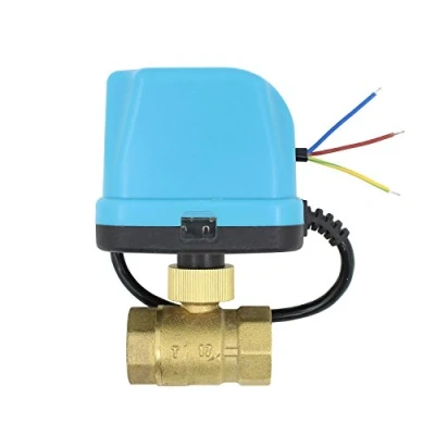 Imagen de dc 12v valvula motorizada 2 vias 1/2 3/4 1 1/4 pulgada electrovalvula agua (DN32 (1 1/4&quot;))