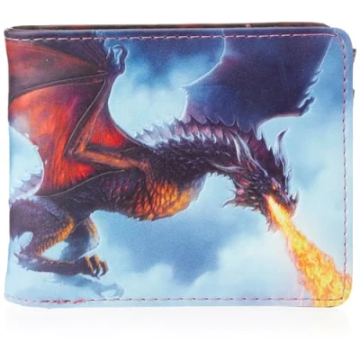 Imagen de Nemesis Now Fire from The Sky James Ryman Wallet 10cm Azul, PU