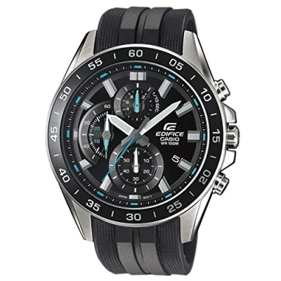 Imagen de Casio Reloj Analógico para Hombre de Cuarzo con Correa en Resina EFV 550P 1AVUEF