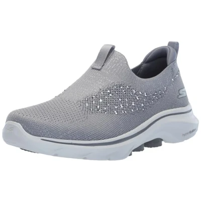 Imagen de Skechers Go Walk 7 Bling, Zapatillas Mujer, Gray, 39 EU