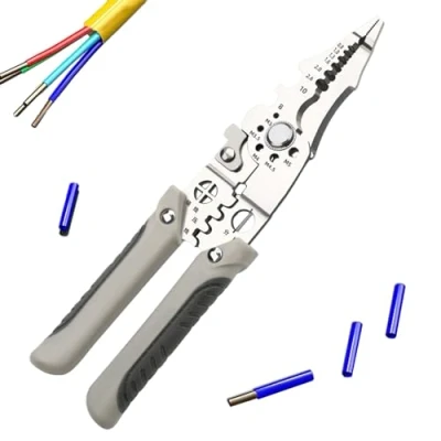 Imagen de 2024 New Arrival Multifunctional Wire Stripper Crimper Cable Cutter Plier, Tool, Electrical Disconnect Pliers, Special for Electrician (1PCS)