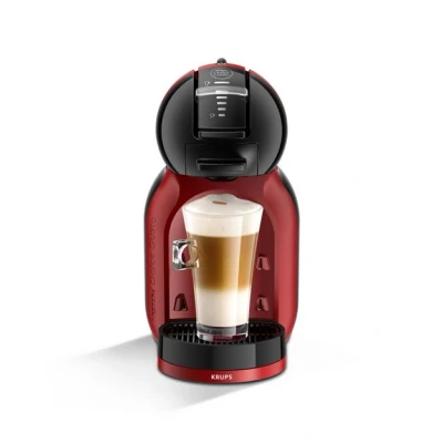Imagen de Cafetera de cápsulas Krups Nescafé Dolce Gusto Mini Me KP123HAS, 1500 W, 15 Bar, 0.8 L, Calentamiento en 30 s, Selector cantidad bebida, Rojo