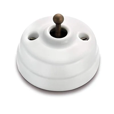 Imagen de Fontini Pulsador dimbler 10a 250v porcelana patine pack