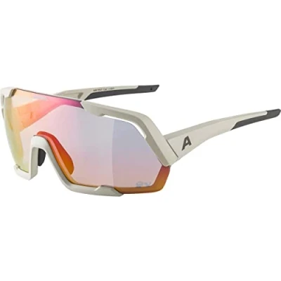 Imagen de ALPINA Unisex Adultos, ROCKET QV gafas deportivas, cool grey matt/rainbow, One Size