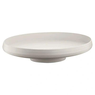 Imagen de Guzzini Tierra, Centro de mesa/frutero material reciclado Blanco leche, 42 x 30x h8,9cm 179700156