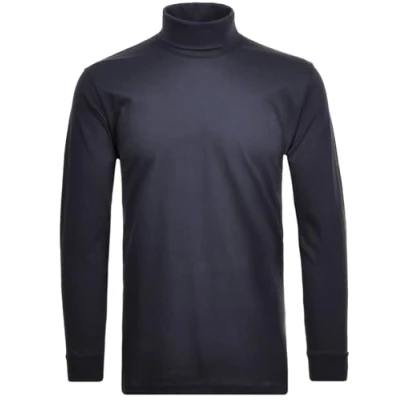 Imagen de RAGMAN camiseta primera capa de cuello alto hombre, Azul marino, S