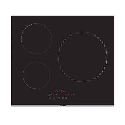 Imagen de Brandt BPI6389B Vitroceramica Induccion 3 Zonas Coccion Ancho 59 Cm