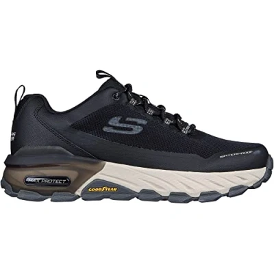 Imagen de Skechers MAX PROTECT FAST TRACK, Zapatillas para Hombre, Black Synthetic/Mesh/Gray Trim, 41 EU