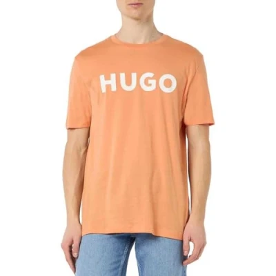 Imagen de HUGO Dulivio Camiseta estampada, Hombre, Talla: Medium, Medium orange