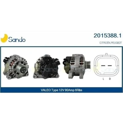 Imagen de CASCO CAL15388GS Alternador 12V 90A PEUGEOT: Bipper Furgón, Tepee, CITROËN: Nemo Furgoneta