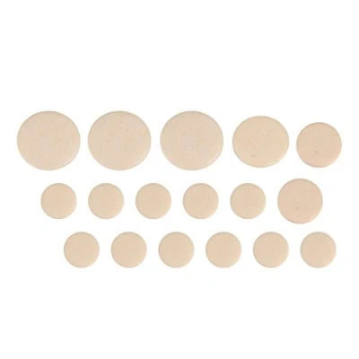 Imagen de Tomotato 17 Piezas Almohadillas de Clarinete Fieltro para Instrumentos Viento Madera BB Accesorios Reemplazo