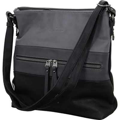 Imagen de Tom Tailor Acc Ellen, Bolso Bandolera para Mujer, Negro (Schwarz), 30x30x8 Centimeters (W x H L)
