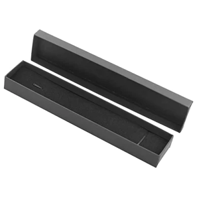 Imagen de Caja Collar Regalo, 4.3 x 21.3 2.3 cm Regalo Pulsera Kraft Joyeria Cajas Joyas Rectangulares Para Pendient Colgantes Collares