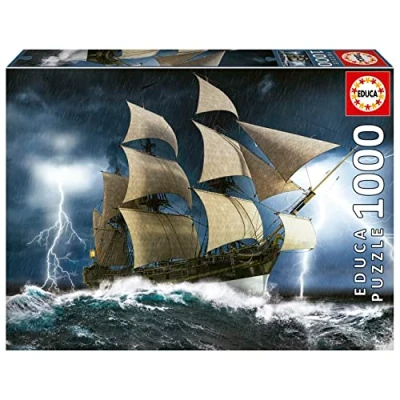 Imagen de Educa Puzzle de 1000 Piezas para Adultos Tormenta Incluye Pegamento Fix Puzzle. A Partir 14 años (19556)