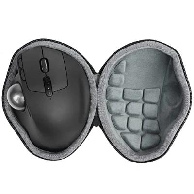 Imagen de co2CREA Duro Viajar Caja Estuche Funda para Logitech Ergo M575/M570/MX Ergo/Nulea M501 ratón con Rueda(Funda Solo,Case Only) (Caja única)