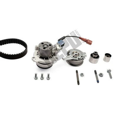 Imagen de HEPU PK06690 bomba de agua + Kit Distribucion conectable, con tornillos 145 VOLKSWAGEN: Passat B8 Variant, Golf 7, Tiguan I