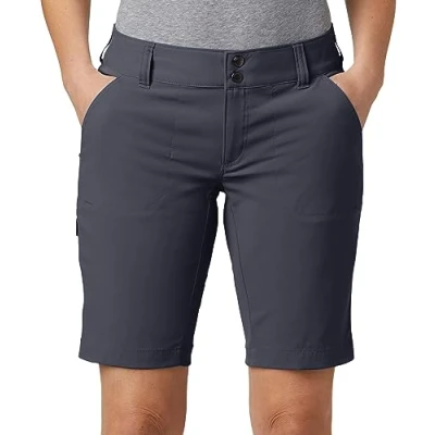 Imagen de Columbia Mujer Shorts largos, SATURDAY TRAIL LONG SHORT, Nailon, Gris oscuro (India Ink), Talla: 2, AK4028