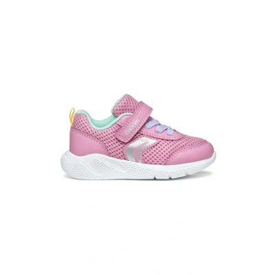 Imagen de Geox Sprintye Zapatos de bebé para niños, Talla: 23, Pink watersea