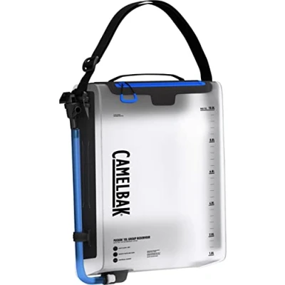 Imagen de CamelBak Depósito grupal Fusion de 10 l/338 oz con Cremallera Impermeable Tru Zip Chaleco hidratación, Unisex Adulto, Claro, 10L
