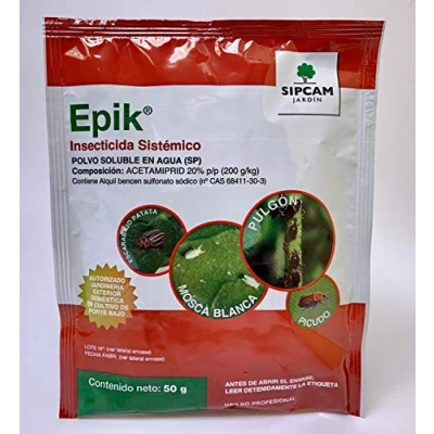Imagen de SIPCAM Jardim SL EPIK INSETICIDA Uso DOMESTICO CATEGORIIA JED 1 envelope de 50 g