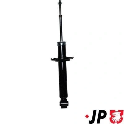 Imagen de JP GROUP 4052101200 amortiguador Eje trasero Presión de gas Bitubular Columna Espiga arriba, Anillo inferior NISSAN: Almera Tino