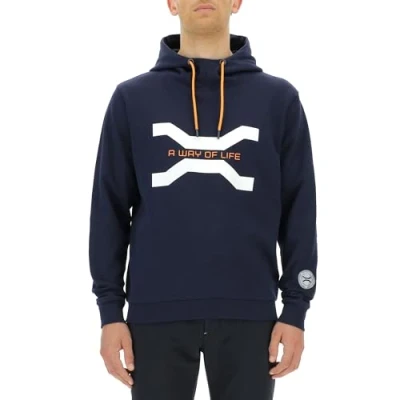 Imagen de JEEP O102930 A928 XP Sudadera Capucha Hombre Estampado Grande Símbolo Xtreme Performance A Way of Life JX23A Night Blue S