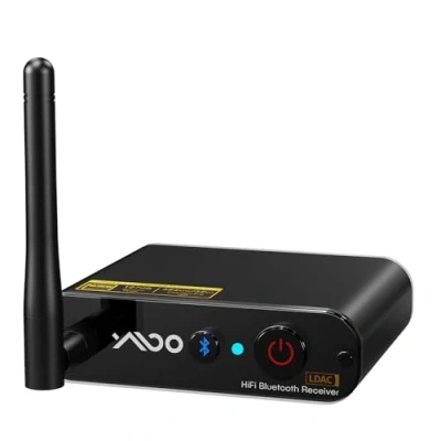Imagen de YMOO Receptor de Audio Bluetooth 5.3 para Amplificador Adaptador Bluetooth, Chip óptico ESS DAC,Receptor Música por Cable con Salida LDAC RCA Coaxial Sistema Estéreo Doméstico