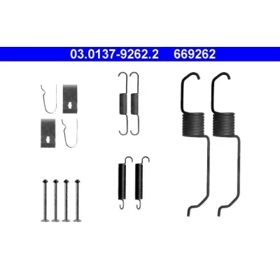 Imagen de ATE 03.0137 9262.2 Juego de accesorios, zapatas freno