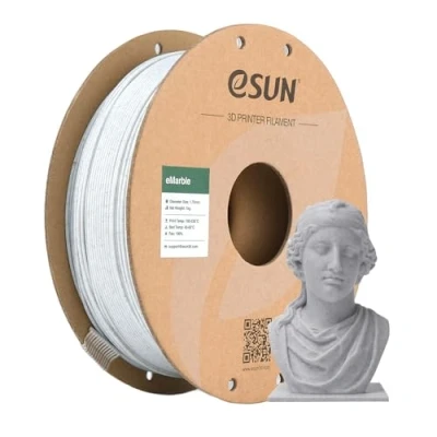 Imagen de eSUN Filamento PLA Mármol 1.75mm, Impresora 3D Mármol, Precisión Dimensional +/ 0.05mm, 1KG Carrete (2.2 LBS) para de Impresión 3D, Color
