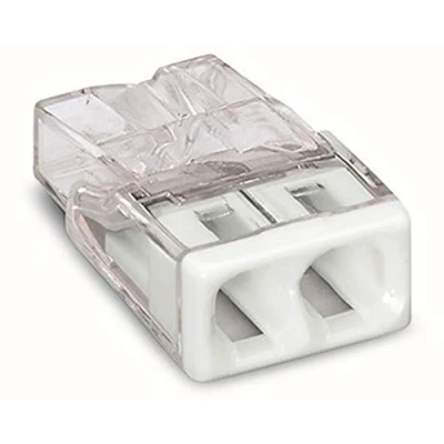 Imagen de WAGO 2273 202/996 040 Abrazaderas de unión para cajas compactas, transparente (40 unidades)