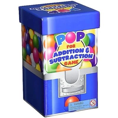 Imagen de Learning Resources juego de sumas y restas POP for Addition &amp; Substraction la gama Games, aprender a sumar, matematicas, 6 anos