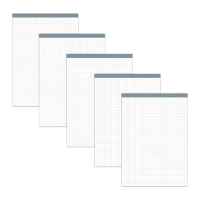 Imagen de Staufen Style Bloc de notas 5 blocs 50 hojas cada uno, DIN A4, 70 g/m² a cuadros, sin portada