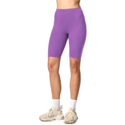 Imagen de Merry Style Leggins Cortos Mallas Deportivas Mujer Shorts Pantalones para Verano de Mujeres (Púrpura, XL)