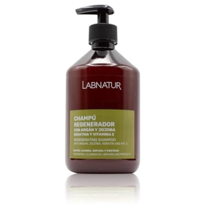 Imagen de Champú Regenerador Capilar Argán y Jojoba con Keratina 500ml. Hidrata, Nutre Repara el Cabello Seco o Dañado. Estimula Crecimiento Fortalece.