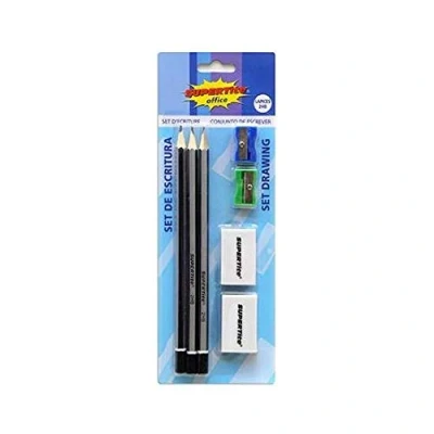 Imagen de Supertite Kit escolar de lápices papel/gomas/sacapuntas