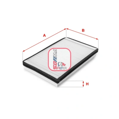 Imagen de Filtro de habitáculo SOFIMA S3033C