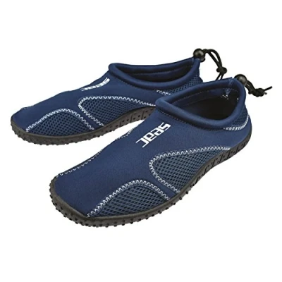 Imagen de SEAC Sand, Zapatos de scoglio, Playa y Mar, Unisex adulto, Blanco/Azul, 28 EU