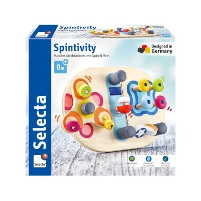 Imagen de Selecta Spinntivity Tabla motricidad (madera, 20 cm), Color spinitivity (Schmidt Spiele 62064) , color/modelo surtido