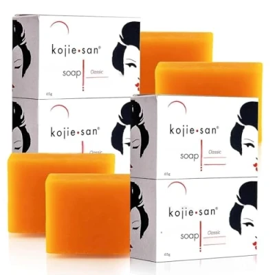 Imagen de 4 bars Kojie San Kojic Acid Soap 65 grams per bar by