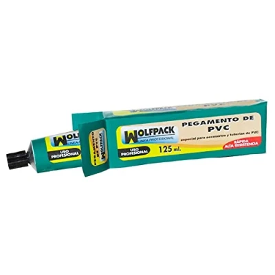 Imagen de WOLFPACK LINEA PROFESIONAL Pegamento PVC 125 ml.