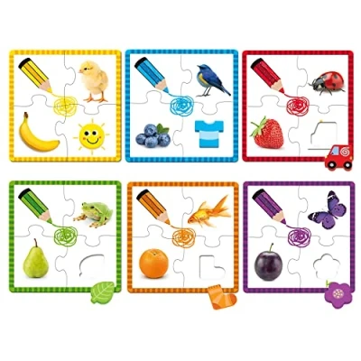Imagen de Goula 6 color puzle de cartón para aprender los colores niños a partir 2 años