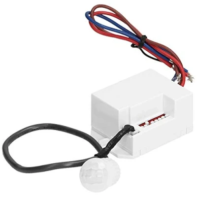 Imagen de Orno Cr 211/12 24v Mini Detector de Movimiento 12v para Leds con Sensor Crepuscular y Temporizador