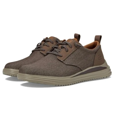 Imagen de Skechers Proven Gladwin, Zapatillas Hombre, Malla marrón, 43 EU