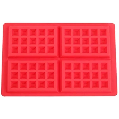 Imagen de Selecto Bake molde rectangular de silicona para gofres, hornear pasteles, hacer gofres silicona, moldes antiadherentes