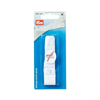 Imagen de Prym Bra Extender Hooks, White, 20 mm 3 x 1 Haken, weiß, Stück
